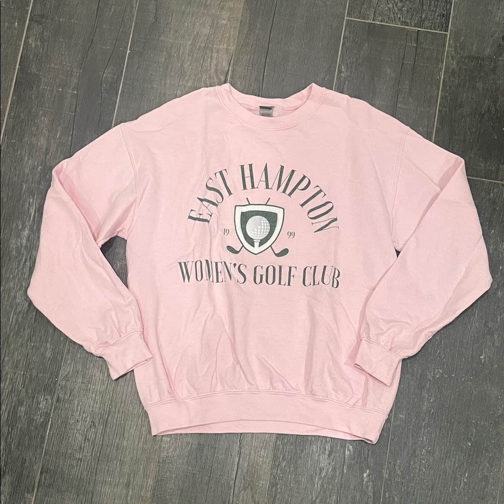 East Hampton Women's Golf Club Pink Sweatshirt